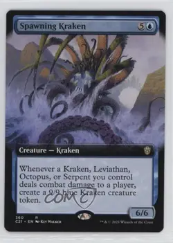 Extended Art - Spawning Kraken Magic: Commander 2021 #360 - Image 1