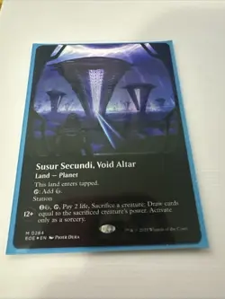 Susur Secundi, Void Altar (Borderless) Edge of Eternities Foil - Image 1
