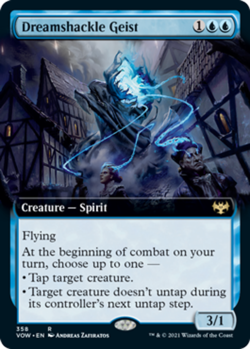 Dreamshackle Geist - Foil - Extended Art Light Play, English Magic the Gathering - Image 1