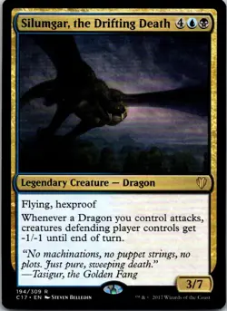 Magic the Gathering Silumgar, the Drifting Death Commander 2017 MTG Free Ship! - Image 1