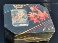 Pokemon TCG: Crown Zenith Tin (Galarian Zapdos) Factory Sealed New - Image 1