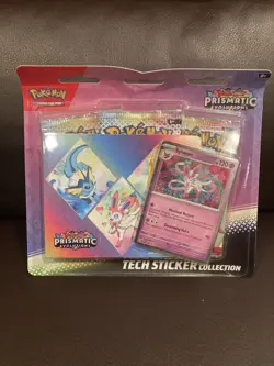Pokemon Prismatic Evolutions Tech Sticker Collection..Mixed Promos..LIVE In Hand - Image 1