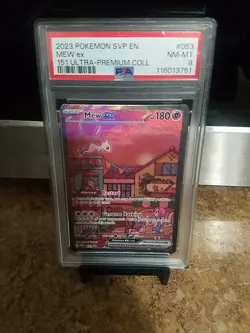 2023 Pokemon Svp En Mew Ex 151 Ultra Premium Collection Psa 8 - Image 1
