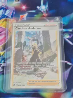 Pokemon Cynthia's Ambition GG60/GG70 Crown Zenith: Galarian Gallery Holo - Image 1