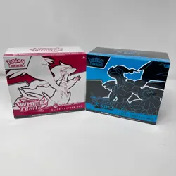 Sealed Pokemon Center Elite Trainer Box ETB Black Bolt White Flare TCG Set - Image 1