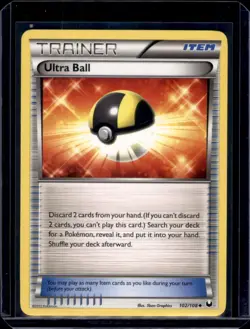 Ultra Ball Dark Explorers Pokemon 102/108 Uncommon NM+ - Image 1