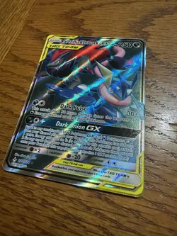 Pokemon TCG Holo Ultra Rare Full Art Greninja&Zoroark GX - Image 1