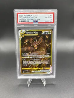 2023 Pokemon Sword And Shield Crown Zenith Giratina Vstar FA Secret PSA 10 #GG69 - Image 1