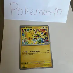 Pokemon Pikachu Promo 2025 World Championships SVP EN 225 Pokemon Worlds NM! - Image 1