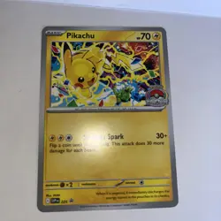 Pokemon Pikachu Promo 2025 World Championships SVP EN 225 Pokemon Worlds NM! - Image 2