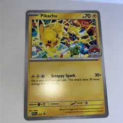 Pokemon Pikachu Promo 2025 World Championships SVP EN 225 Pokemon Worlds NM! - Image 3