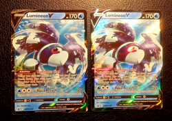 Pokemon TCG, Sword Shield Black Star Promo SWSH250 - Lumineon V X2 - Image 1