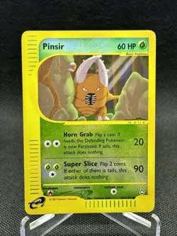 Pokemon TCG Pinsir Reverse Holo 101/147 Aquapolis Heavily Played Free Shipping - Image 1