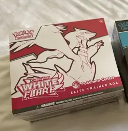 Pokemon Center White Flare Elite Trainer Box ETB SEALED - Image 1