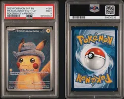 PSA 9 2023 POKEMON VAN GOGH PIKACHU WITH GREY FELT HAT BLACK STAR PROMO SVP 085 - Image 3