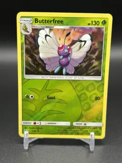 Pokemon Butterfree 3/68 Hidden Fates Reverse Holo & Non Holo Rare Set - Image 2