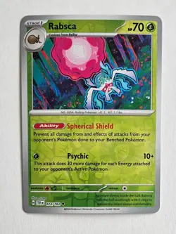 Pokemon TCG Temporal Forces Rabsca Reverse Holo 024/162 FREE SHIPPING - Image 1