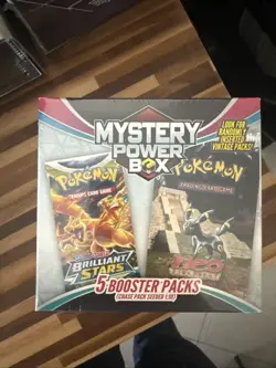 Pokemon Mystery Power Box SEALED Chase Pack Seeded 1:10 (5 Booster Packs) NEW - Image 1