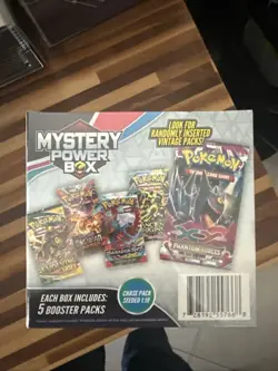 Pokemon Mystery Power Box SEALED Chase Pack Seeded 1:10 (5 Booster Packs) NEW - Image 2