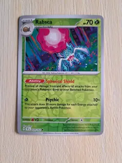Pokemon Temporal Forces Rabsca Reverse Holo 024/162 - Image 1