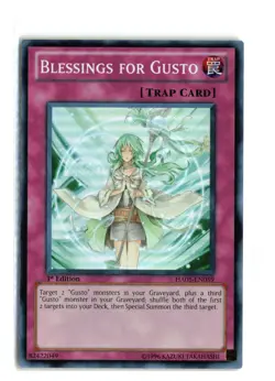 BLESSINGS FOR GUSTO HA05-EN059 1st EDITION SUPER RARE YUGIOH TCG NM-LP - Image 1
