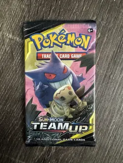 Pokemon TCG Sun & Moon Team Up Booster Pack - Image 1