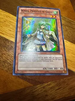 Winda, Priestess of Gusto HA05-EN040 1st Edition Super Rare PL + BONUS - Image 1