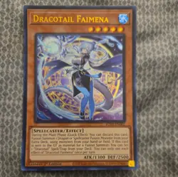 Yugioh! TCG - Dracotail Faimena - Ultra Rare - Justice Hunters - JUSH-EN002 - Image 1