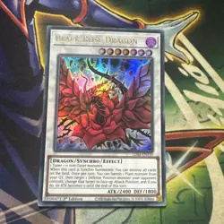 Yugioh! Black Rose Dragon LDS2-EN110 Ultra Rare 1st Edition NM - Image 1
