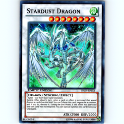 Yugioh Stardust Dragon SHSP-ENSE1 Limited Edition Super Rare Holo - LP-NM 💎 - Image 1