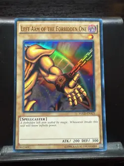Yugioh Left Arm Of The Forbidden One YGLD-ENA21 - Image 1