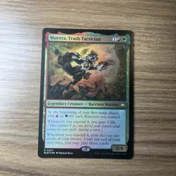 MTG Muerra, Trash Tactician *FOIL* Bloomburrow Rare Legendary Card, NM Mint - Image 1