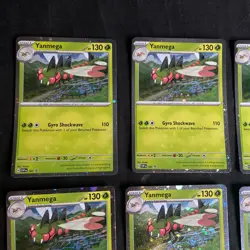 Yanmega Card Bundle of 6x SVP 187 SV09 Journey Together Black Star Promo NM/M - Image 2