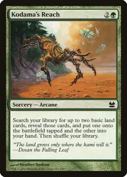 Kodama's Reach Modern Masters NM Green Common MAGIC GATHERING CARD ABUGames - Image 1