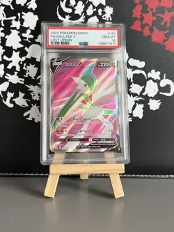 PSA 10 GEM MINT Gallade V 181/196 Lost Origin HOLO Rare Pokemon Card - Image 1
