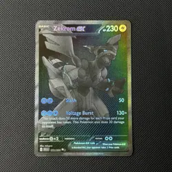 Zekrom ex 172/086 Black Bolt SV10.5 Full Art Holo Blk White Rare Pokemon Card NM - Image 1
