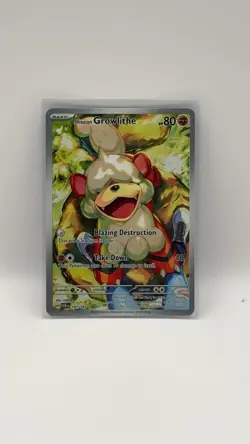 Hisuian Growlithe Holo Card 181/167 Pokemon TCG Twilight Masquerade - Image 1