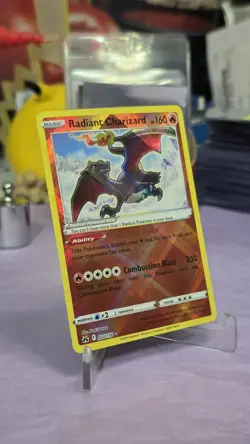 Pokemon TCG Radiant Charizard Crown Zenith Holo Card 020/159 Near Mint Condition - Image 3