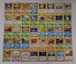 Pokemon Base Jungle Fossil Set Lot VTG WOTC 59 Cards LP-MP - Image 1