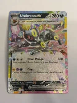 Pokemon TCG Prismatic Evolutions Umbreon EX Double Rare Holo Card 060/131 - Image 1
