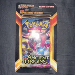 XY Ancient Origins Hanger Sleeved Booster Pack Hoopa plus 5 cards - NEW - Image 1