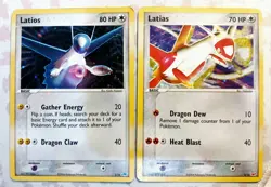 Latios & Latias Ex Trainer Kit Deck ExclusiveHolographic Pokemon Cards - Image 1