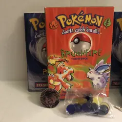 Pokemon Brushfire,Overgrowth,Blackout Box,Game Pieces & Booklet -No Cards - 1999 - Image 2