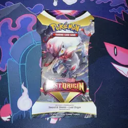 *EMPTY - NO CARDS* Pokemon Sword Shield Lost Origins Sleeve Artwork - Image 1
