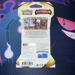 *EMPTY - NO CARDS* Pokemon Sword Shield Lost Origins Sleeve Artwork - Image 2
