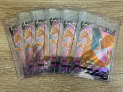 Sealed Pokemon TCG Charizard v SWSH050 Black Star Promo Card - Image 1