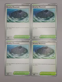 Gravity Mountain 177/191 - Surging Sparks - Trainer Card Lot x4 - Playset - Image 1