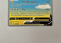 Flying Pikachu V 006/025 (NM) Non Holo 2022 World Championships Pokemon Card - Image 5