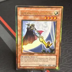 Yu-Gi-Oh Card: Elemental Hero Captain Gold GLD2-EN025 GOLD Rare Limited Ed - Image 1