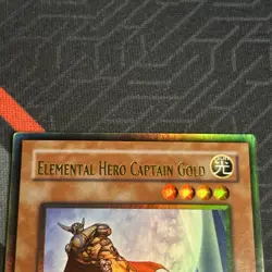 Yu-Gi-Oh Card: Elemental Hero Captain Gold GLD2-EN025 GOLD Rare Limited Ed - Image 3